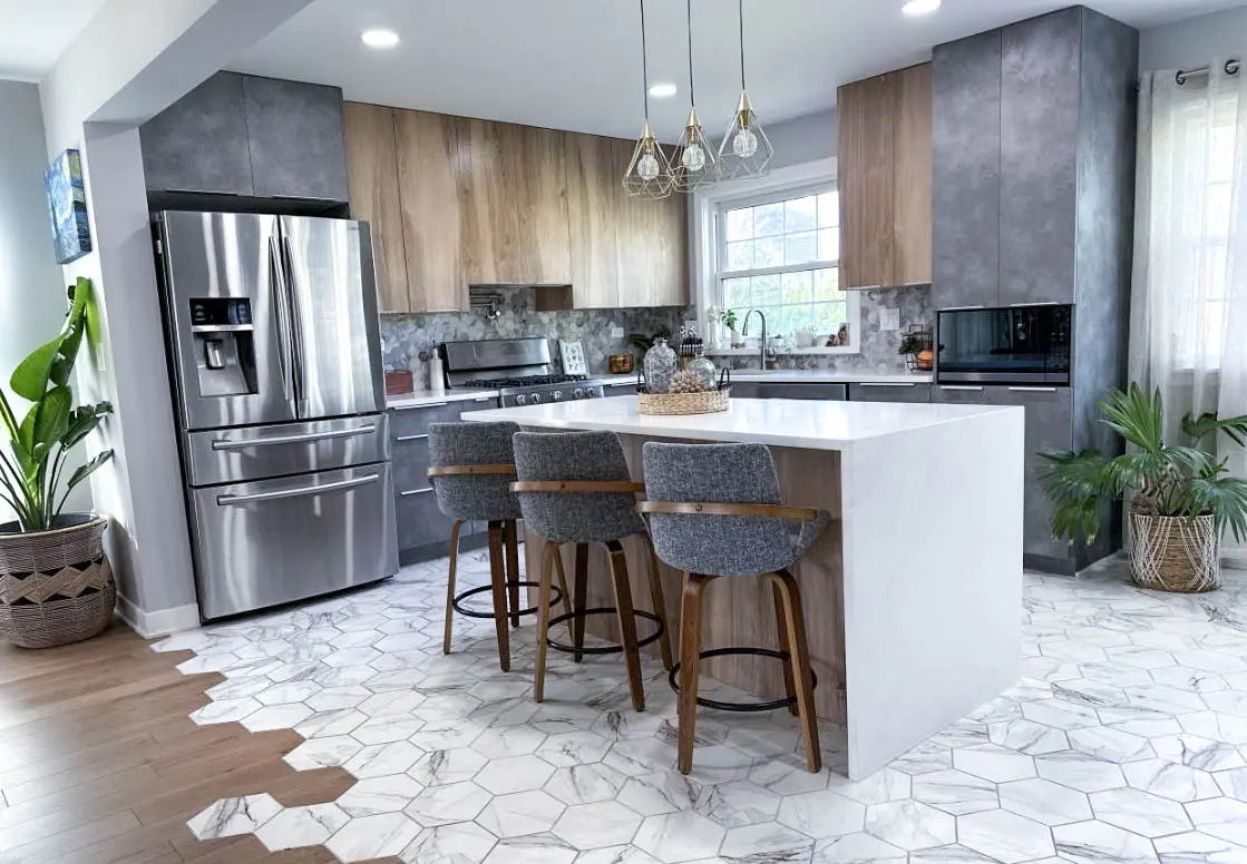 Modern kitchen remodel in Chicago